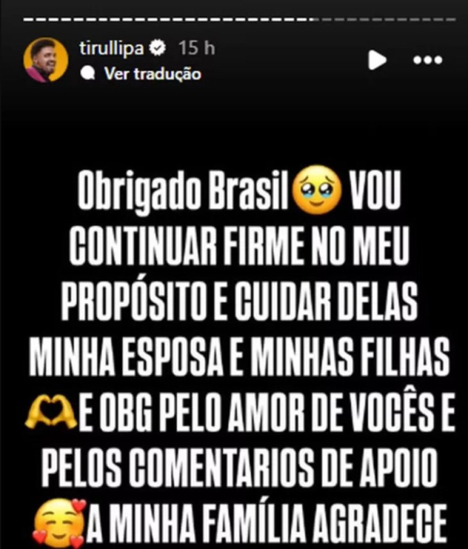 tirullipa-agradece-a-fas-pelo-apoio-apos-admitir-ter-traido-a-mulher tirullipa-agradece-a-fas-pelo-apoio-apos-admitir-ter-traido-a-mulher